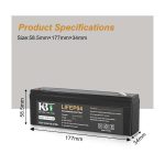 12.8V 2.3Ah-5Ah LiFePO4 Battery Packs for Lead-Acid Replacement
