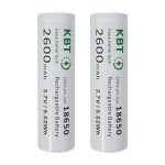 3.7V 1200-3200mAh 18650 Lithium-ion Battery Cells with Flat Top