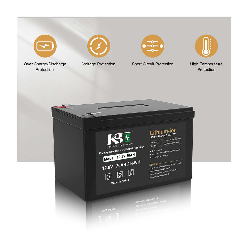 12.8V 20Ah Lithiun-ion Battery Pack for Ride-On Vehicles and Fish Finders