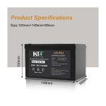25.6V 5Ah and 6Ah LiFePO4 Deep Cycle Battery Packs with 24V Charger for OEM/ODM Replacement Projects