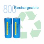 3.7V 4000mAh & 5000mAh Protected Li-ion 26650 Battery with Button Top