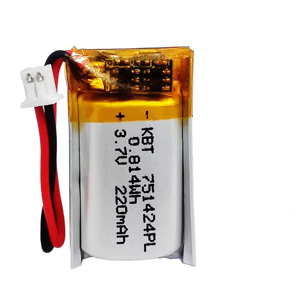 3.7V 220mAh Protected Li-Polymer Battery Pack w...