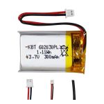 3.7V Thin LiPo Battery Cells with Custom Connector