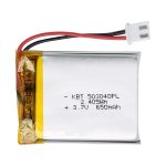 3.7V Thin LiPo Battery Cells with Custom Connector