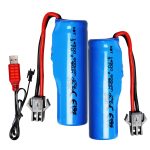 3.7V 800mAh-2000mAh Li-ion Battery Packs for RC Cars and Boat Spare Parts with SM 2P Plug & Charging Cable