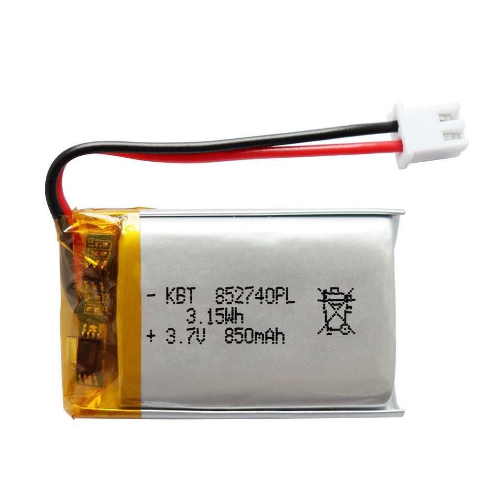3.7V 850mAh Protected Li-Polymer Battery Pack w...