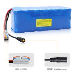 36V 5Ah 192Wh LiFePO4 Battery Pack with 10A BMS, Charger and DC5521 Connector