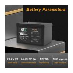 25.6V 5Ah and 6Ah LiFePO4 Deep Cycle Battery Packs with 24V Charger for OEM/ODM Replacement Projects