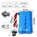 7.4V 800mAh-1500mAh 15C High Drain Discharge Lithium-ion Battery Packs for RC Cars