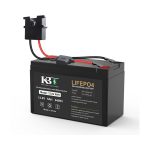 12.8V 5Ah LiFePO4 Battery Pack with Connector Options for Ride On Car Toys