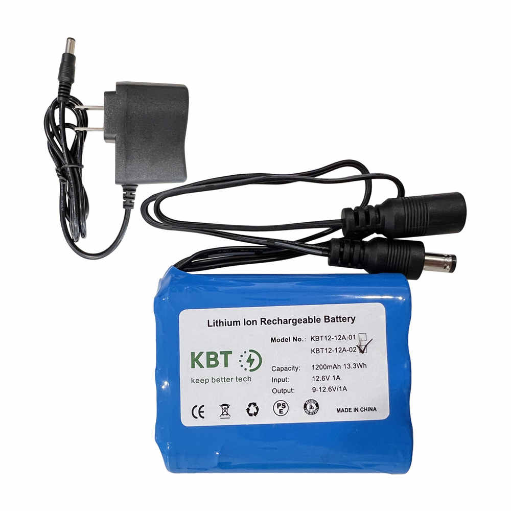 11.1V 1200mAh Li-ion Battery Pack with Bare Leads or DC5521 Connector for RC & Robot