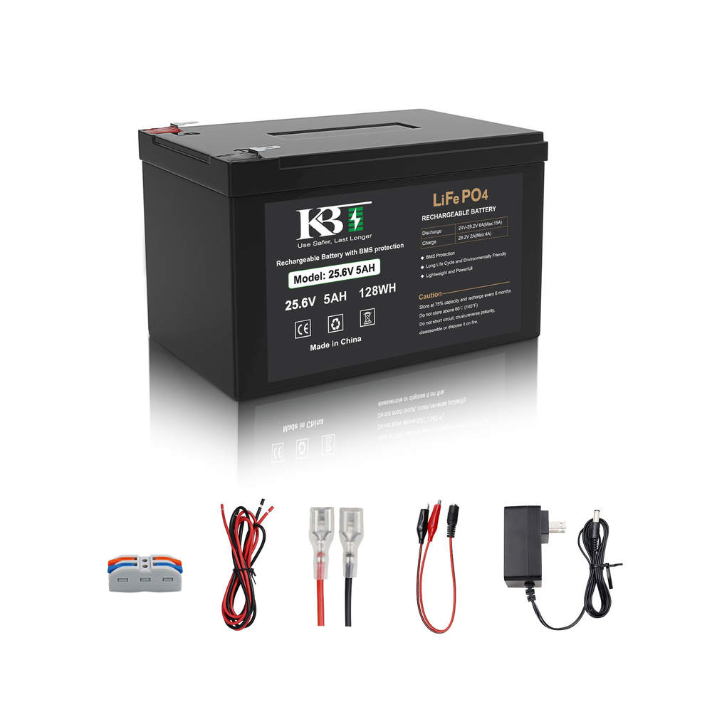 25.6V 5Ah and 6Ah LiFePO4 Deep Cycle Battery Pa...