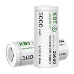 3.7V 3500-5000mAh Li-ion 26650 Battery Cells with Flat Top