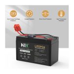 12.8V 5Ah LiFePO4 Battery Pack with Connector Options for Ride On Car Toys
