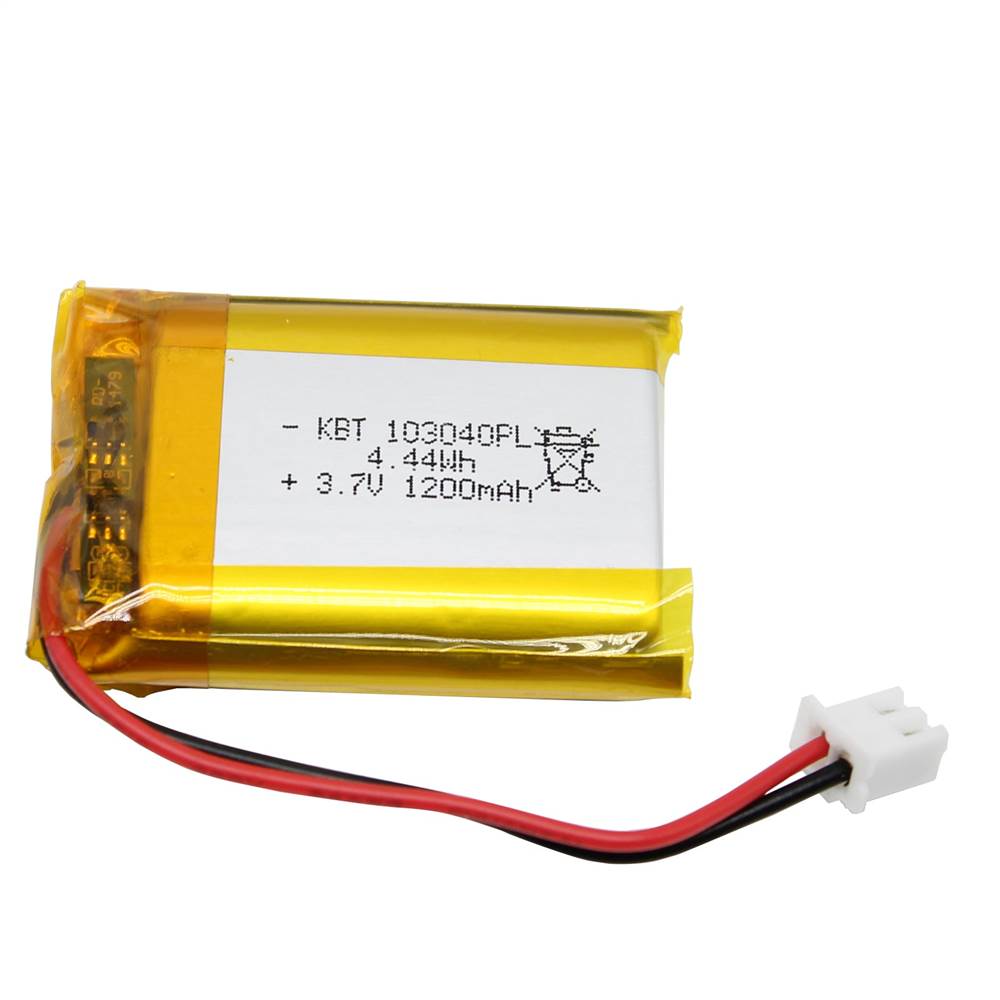 3.7V 1200mAh Li-Polymer Battery Pack with 2.54 ...