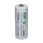 3.7V 1500mAh Li-ion 18500 Rechargeable Battery Button Top