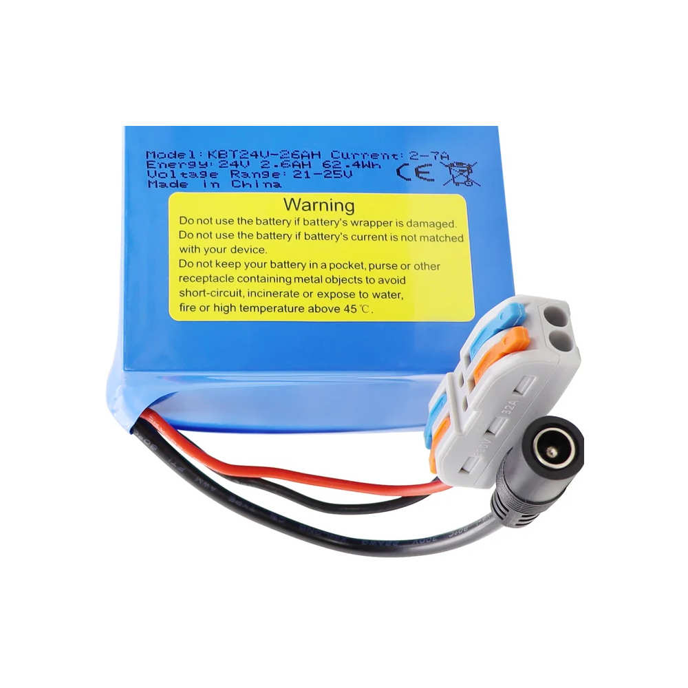 24V 2.6Ah Rechargeable Lithium Replacement Batt...