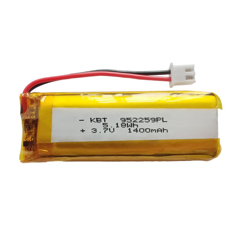 3.7V 1400mAh Li-Polymer Battery Pack with 2.54 ...