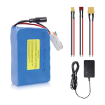 36V Lithium Battery Pack with Cable and BMS