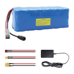 36V Lithium Battery Pack with Cable and BMS