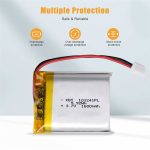 3.7V 1600mAh Li-Polymer Battery Pack with 2.54 JST Connector