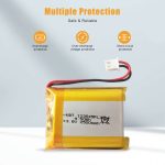 3.8V 2500mAh Li-Polymer Battery Pack with 2C Discharge