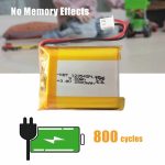 3.8V 2500mAh Li-Polymer Battery Pack with 2C Discharge