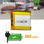 3.7V 3100mAh Li-Polymer Battery Pack with 2C Discharge