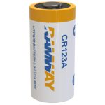 3V 1500mAh CR123A Primary Lithium Battery for Flashlights and Security Devices