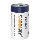 3.6V 19000mAh ER34615 Li-SOCl2 D Size Battery for Meters and Sensors