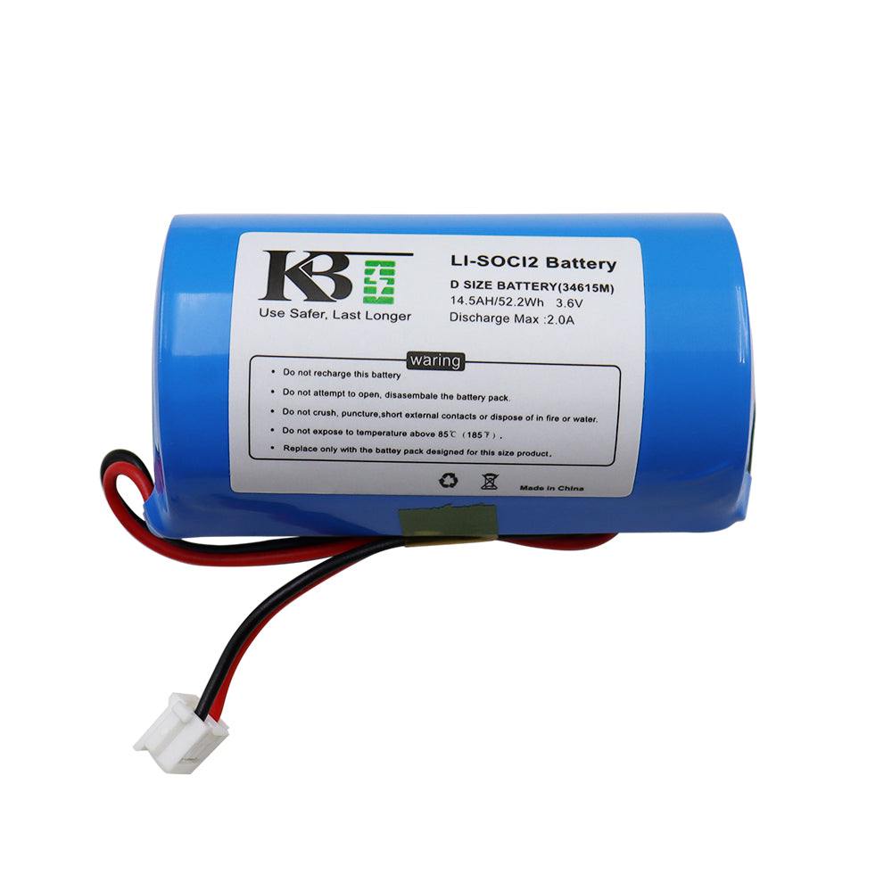 3.6V 14500mAh ER34615M Li-SOCl2 D Size Battery ...
