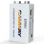 10.8V 1200mAh ER9V Li-SOCl2 9V Battery for Smoke Alarms and Meters